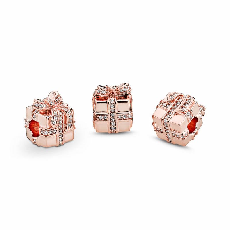 Pandora Australia Rose™ Sparkling Surprise Charm | KMRBEN934